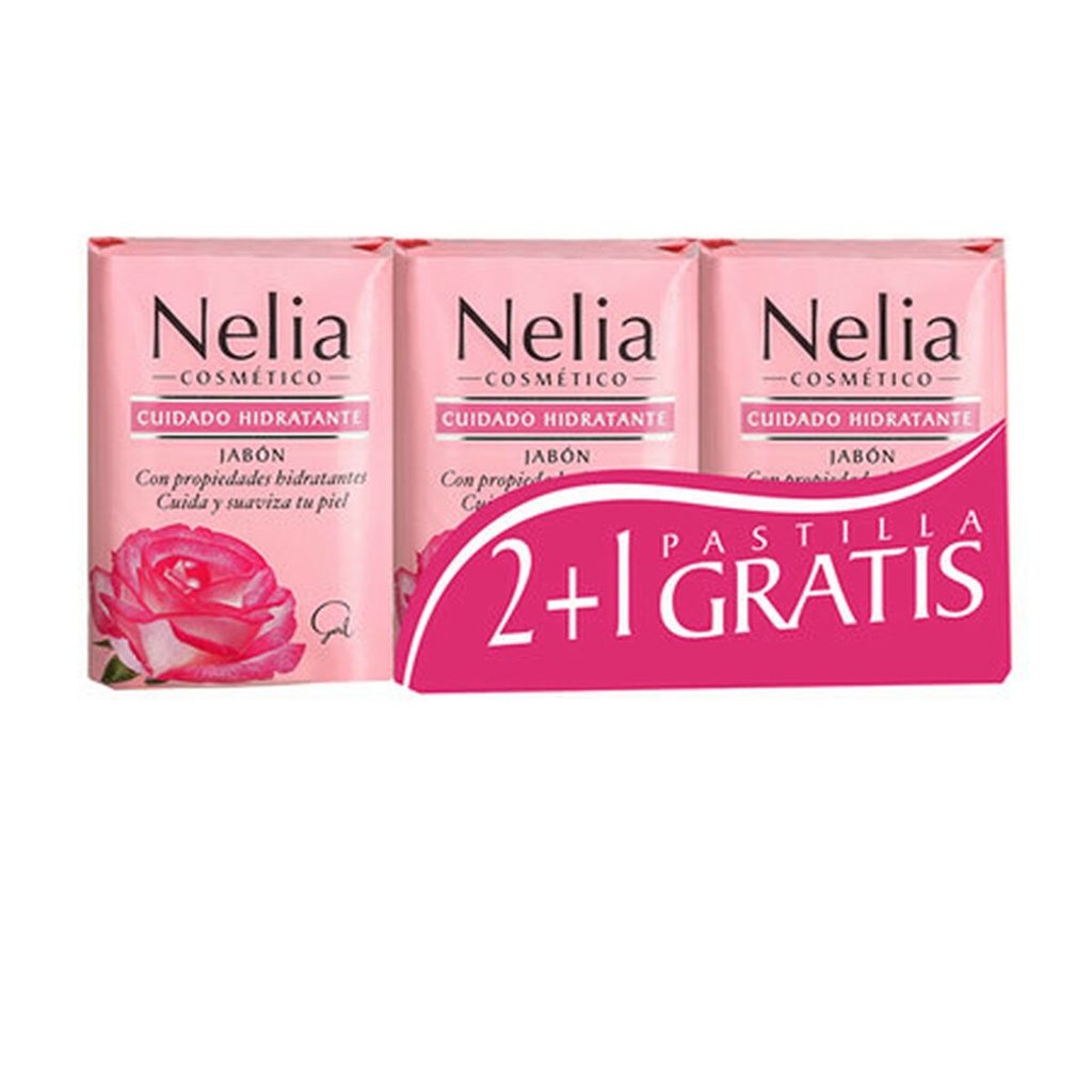 NELIA JABONCILLOS 125GRS PACK 2+1