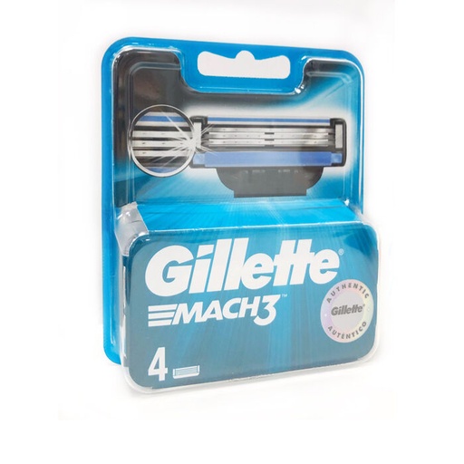 [5792] GILLETTE REPUESTOS MACH3 4UDS