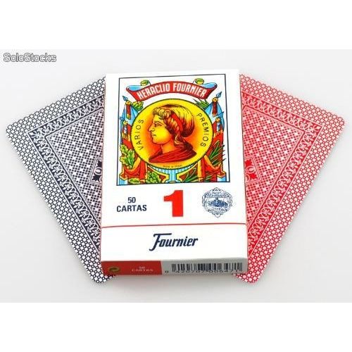 [479] FOURNIER Nº1 50 CARTAS BARAJA ESPAÑOLA CAJA CARTON