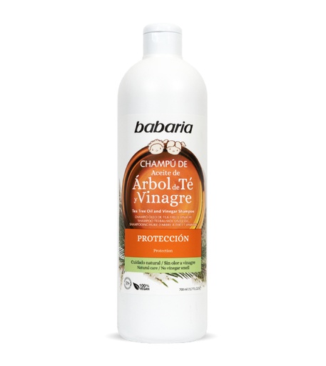 BABARIA CHAMPU ACEITE ARBOL TÉ Y VINAGRE